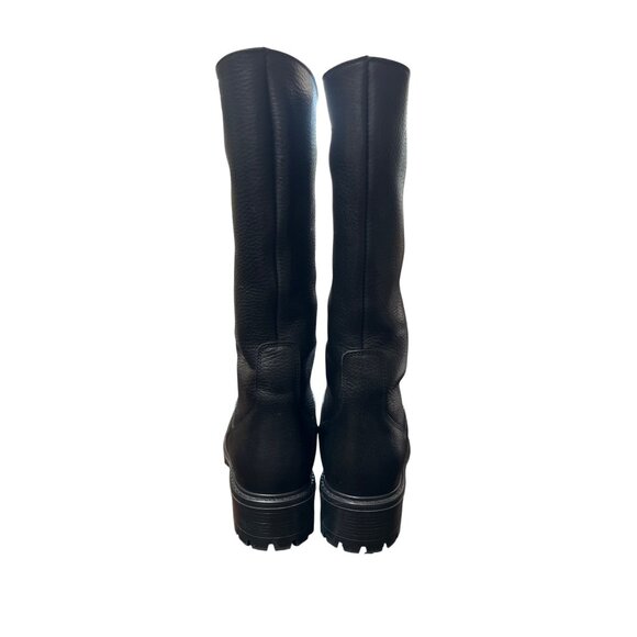 L.L. Bean Womens Black Leather Mid-Calf Boots Winter Waterproof Size 7 - Picture 8 of 11